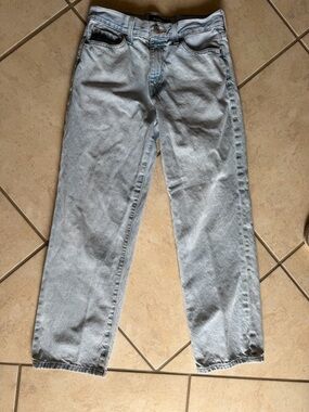 RSQ The Baggy Light Wash High Rise Distressed Jeans Skate Y2K 90s MensSize 28x30
